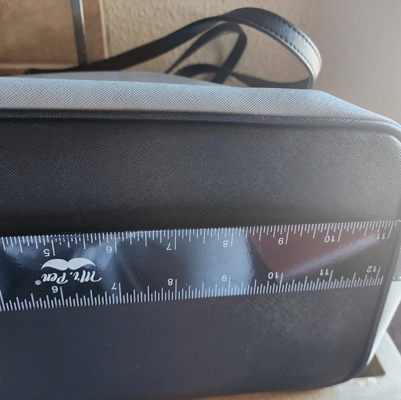 MARC JACOBS Sidekick Colorblocked Tote In Storm Grey Multi - Picture 10 of 13